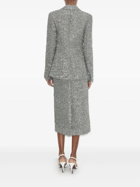 Tory Burch tweed blazer - Grey