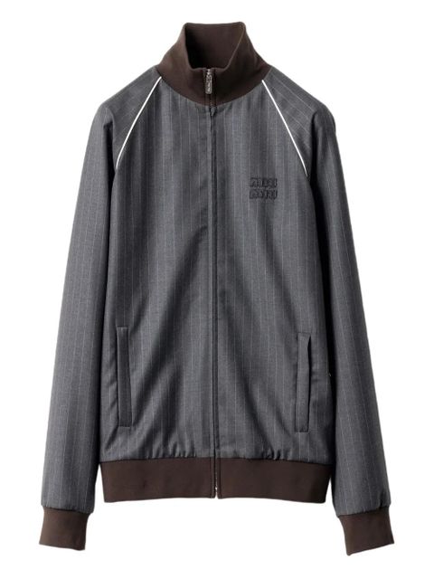 Miu Miu pinstripe jacket - Grey - zdjęcie produktu nr 1