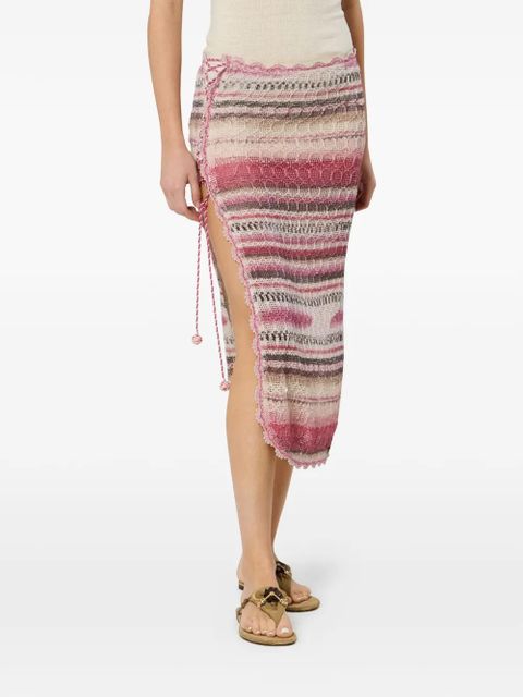 ISABEL MARANT Noryane midi skirt - Pink
