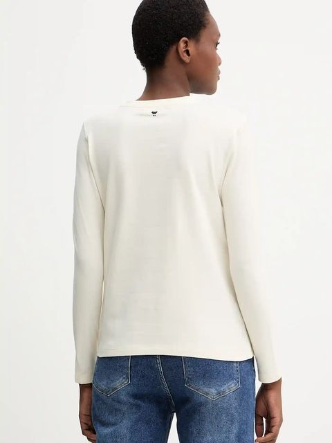 Weekend Max Mara longsleeve ALIAS kolor beżowy 2525946042600