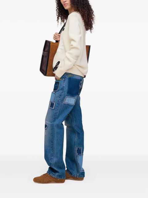 Marc Jacobs patchwork five-pocket jeans - Blue