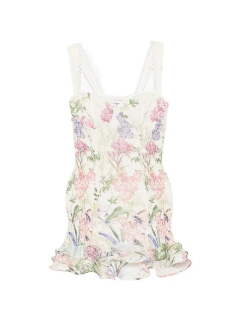 Charo Ruiz Ibiza Sunil floral mini dress - Neutrals - zdjęcie produktu nr 1