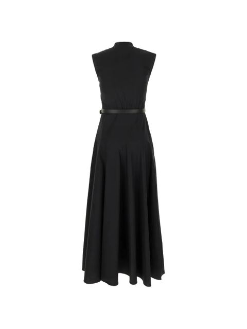 Max Mara Gesto belted sleeveless midi dress - Black - zdjęcie produktu nr 2