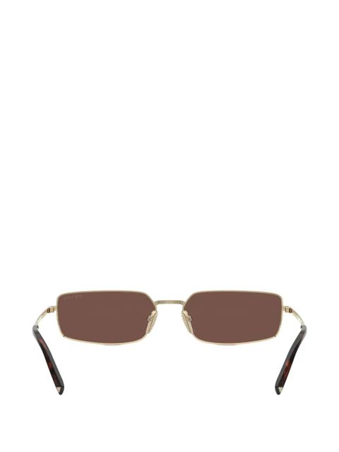 Prada Eyewear rectangular-frame sunglasses - Gold