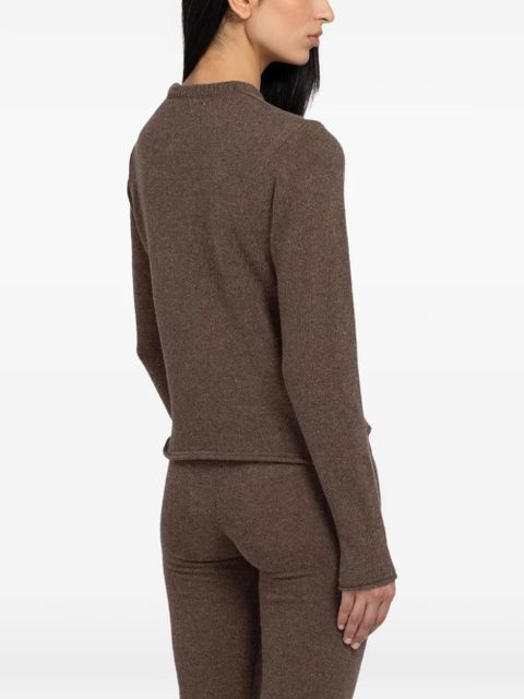 Gimaguas Cometa ribbed-knit sweater - Brown