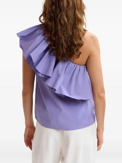 Essentiel Antwerp one-shoulder ruffled blouse - Purple