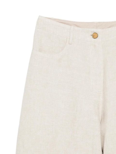 Alysi buttoned shorts - Neutrals