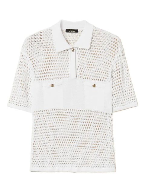 TWINSET crew-neck polo shirt - White - zdjęcie produktu nr 1