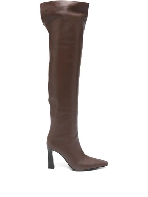 Giuseppe Zanotti 90mm Janiee Plus boots - Brown - zdjęcie produktu nr 1