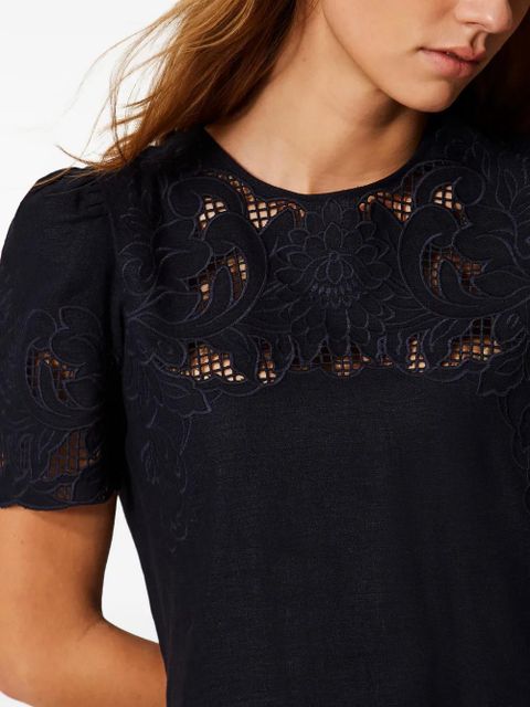 TWINSET short-sleeve mini dress - Blue