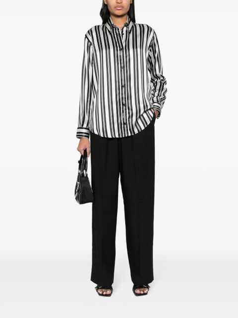 FENDI panelled striped trousers - Black - zdjęcie produktu nr 2