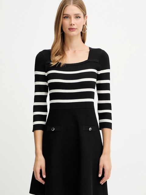 Morgan sukienka kolor czarny mini rozkloszowana RMPIA - zdjęcie produktu nr 1