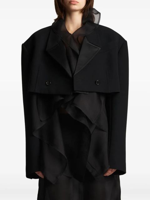 KHAITE Nando double-breasted jacket - Black - zdjęcie produktu nr 1