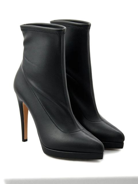 Casadei 100mm leather ankle boots - Black - zdjęcie produktu nr 2