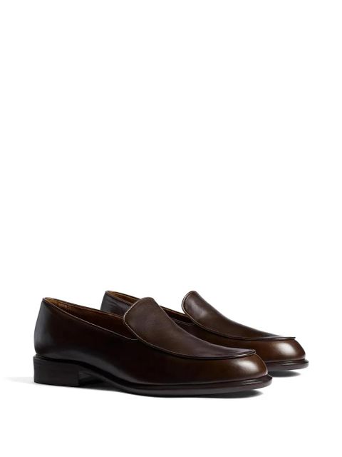 KHAITE Miles leather loafer - Brown - zdjęcie produktu nr 2