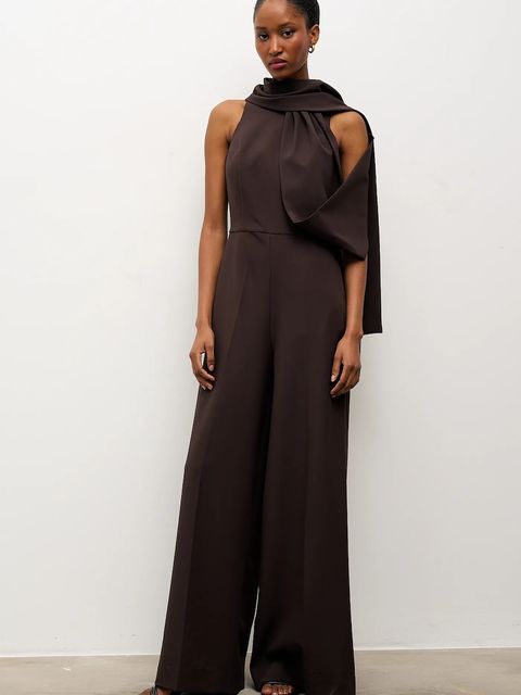 Answear.LAB kombinezon kolor brązowy - zdjęcie produktu nr 2