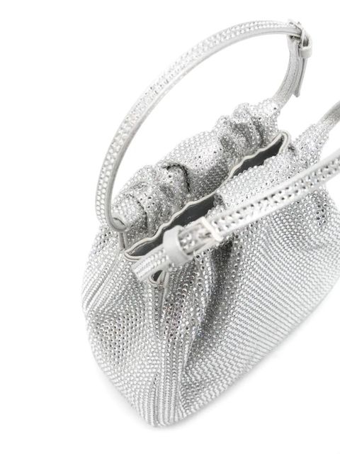 Amina Muaddi Vittoria mini bag - Silver