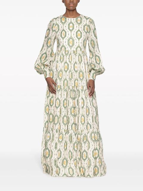 Agua By Agua Bendita Nuez Calado maxi dress - White - zdjęcie produktu nr 2