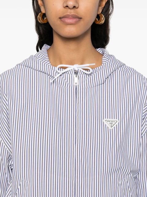 Prada striped jacket - White