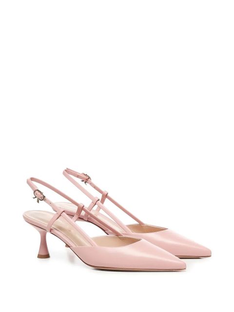 Gianvito Rossi 55mm slingback pointed-toe pumps - Pink - zdjęcie produktu nr 2