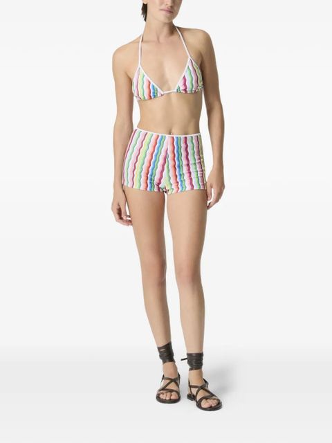 Missoni striped mini shorts - Pink