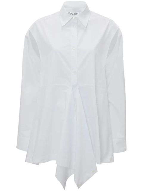 JW Anderson draped peplum shirt - White - zdjęcie produktu nr 1