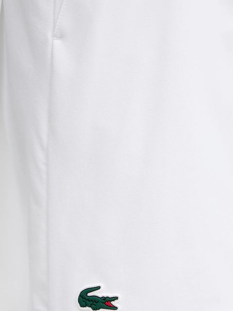 Lacoste spódnica kolor biały mini rozkloszowana JF8571