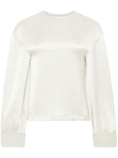 JW Anderson turn-up cuffs blouse - White - zdjęcie produktu nr 1