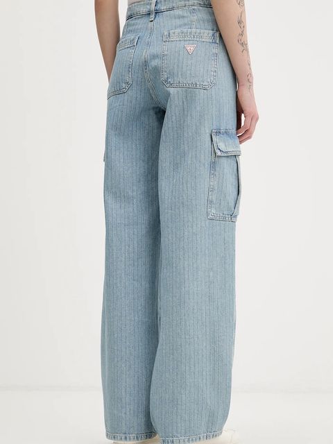 Guess Jeans jeansy damskie kolor niebieski W6RA1R D6511