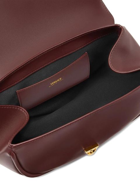 Versace medium Virtus leather shoulder bag - Red