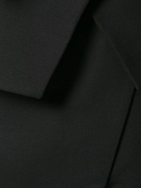 Balmain asymmetric foldover skirt - Black