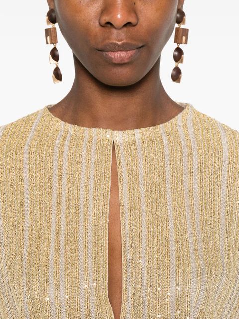 Missoni striped blouse - Gold
