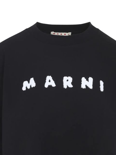 Marni logo T-shirt - Black