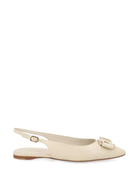 Ferragamo Vara-bow slingback ballet flats - Neutrals - zdjęcie produktu nr 1