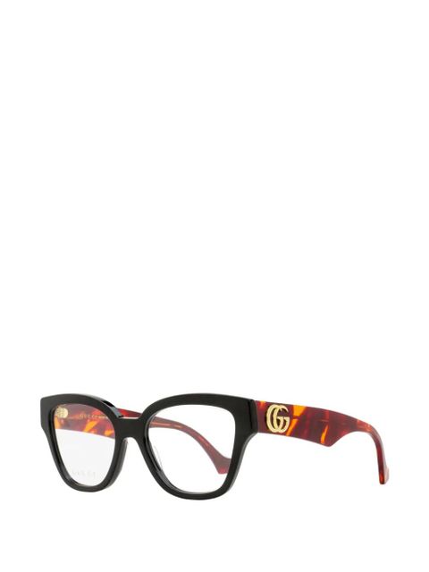 Gucci Eyewear GG-motif square-frame glasses - Black - zdjęcie produktu nr 2
