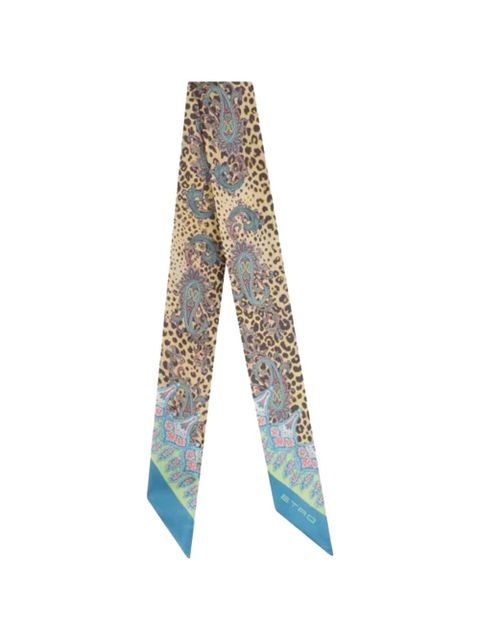 ETRO paisley animal-motif scarf - Neutrals - zdjęcie produktu nr 1