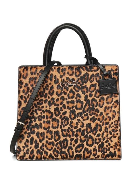 MC2 Saint Barth medium leopard-print leather tote bag - Neutrals - zdjęcie produktu nr 1