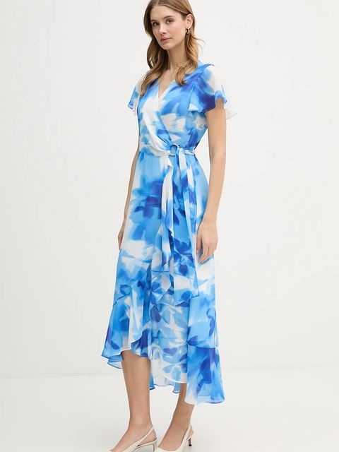 Joseph Ribkoff sukienka kolor niebieski maxi rozkloszowana 261739 - zdjęcie produktu nr 2