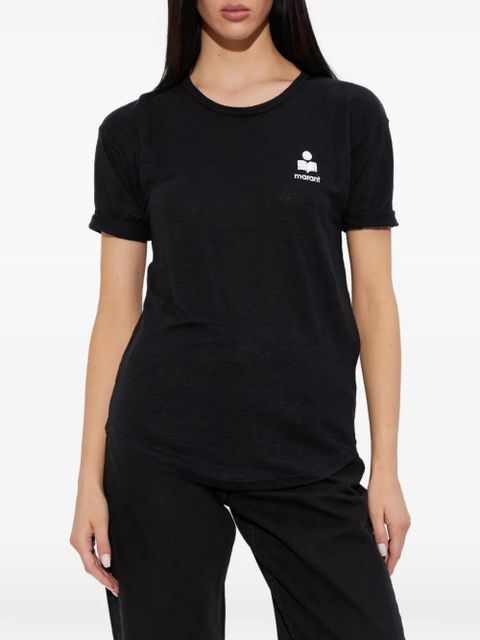 MARANT ÉTOILE logo-detail T-shirt - Black