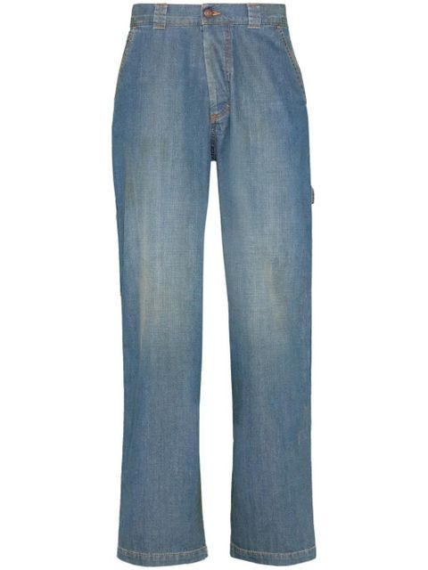 Maison Margiela Americana wide-leg jeans - Blue - zdjęcie produktu nr 1