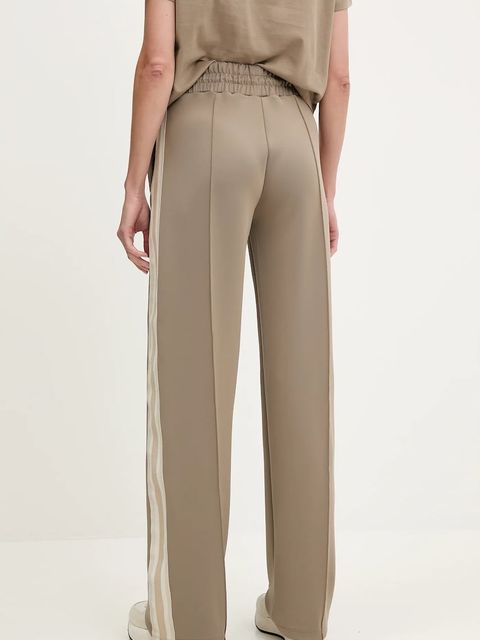 Guess spodnie dresowe YARROW damskie kolor zielony z nadrukiem V5GB12 KCRU2