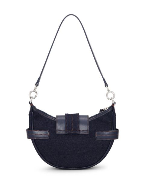 GANNI small Bucky denim crossody bag - Blue