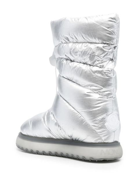 Moncler Gaia metallic-effect snow boots - Grey - zdjęcie produktu nr 2