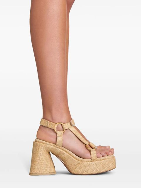 Cult Gaia 102mm Erin sandals - Neutrals