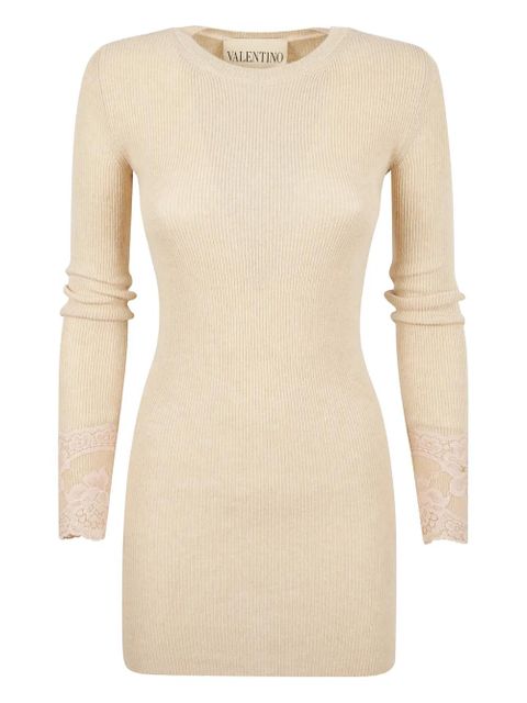 Valentino Garavani long-sleeve mini dress - Neutrals - zdjęcie produktu nr 1