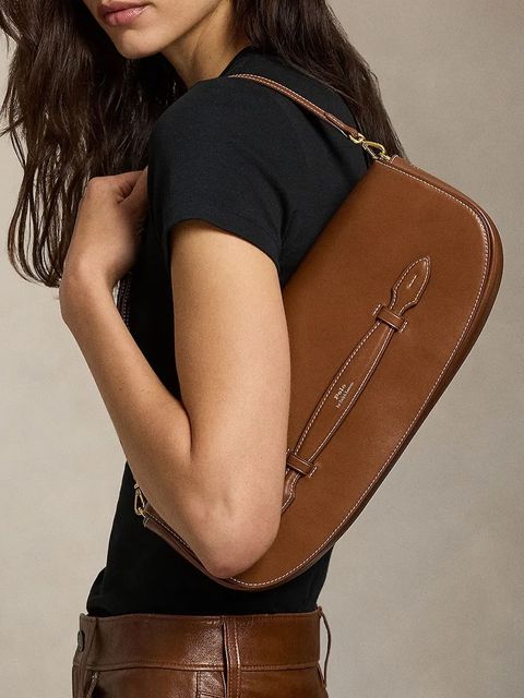 Polo Ralph Lauren torebka skórzana - zdjęcie produktu nr 2