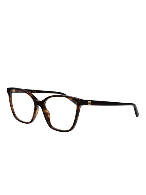 Gucci Eyewear GG1995O logo glasses - Brown