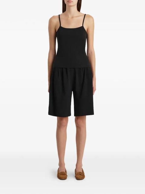 KHAITE cotton shorts - Black - zdjęcie produktu nr 2