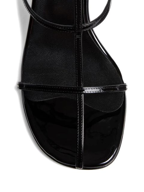 KHAITE 75mm Cage sandals - Black