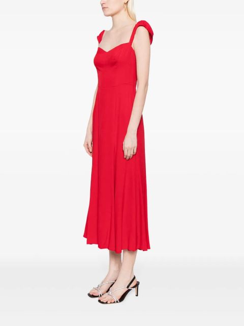 Reformation Bryson midi dress - Red - zdjęcie produktu nr 2